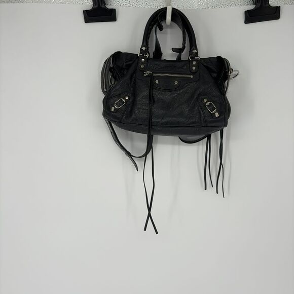 Balenciaga Handbags - Balenciaga Logo Strap City Bag